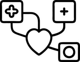 Health Data Interoperability concept as Enhancing health data interoperability to improve care coordination across various healthcare providers. in Photo Stock C vector