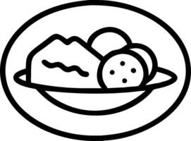 Healthy meal and junk food representing healthy eating and unhealthy choices with ample space for text. concept as A plate with a healthy meal and junk food symb vector
