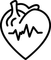 Heart icon with copy space on a blue background concept as A image of a heart icon with ample copy space on a blue background perfect for heart health and vector