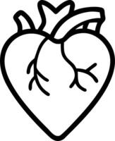 Heart icon with copy space on a blue background concept as A image of a heart icon with ample copy space on a blue background perfect for heart health and vector