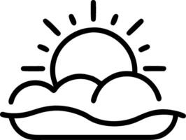 High noon sun and a low setting sun symbolizing midday and evening with ample space for text. concept as A high noon sun and a low setting sun representing midda vector