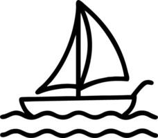 High sail and a low sail on a boat symbolizing speed and calm with ample space for text. concept as A boat with a high sail and a low sail representing speed and vector