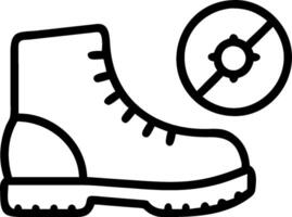 Hiking boots and compass icon with space for text and graphics on a blue background concept as A modern hiking boots and compass icon design featuring space for vector