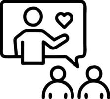 HR manager conducting a hybrid training session concept as An HR manager conducting a hybrid training session with employees in the training room and joining rem vector