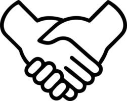 Hugs and Handshake concept as Hugs with a handshake symbol and ample copy space representing trust and connection in a hug. in Photo Stock Concept vector