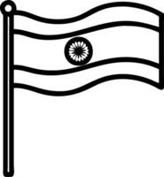 Indian Rangoli and Flag concept as Traditional Rangoli patterns with the tricolor flag ample space for text symbolizing festive spirit. in Photo Stock Concept vector