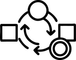 Interactive Process Mapping Workshop concept as Teams use interactive tools in a workshop to map and improve existing business processes. in Photo Stock Concept vector