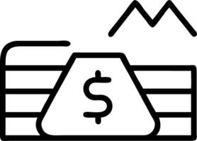 Investment icon with copy space on white background concept as A illustration of an investment icon with ample copy space on a white background perfect fo vector