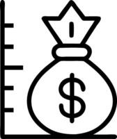 Investment symbol with copy space for project planning concept as An artistic rendering of an investment symbol with spacious copy space suitable for project pla vector