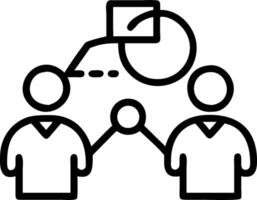 IT team collaborating on a cybersecurity project concept as A illustration of an IT team collaborating on a cybersecurity project using laptops and digita vector