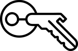 Key and lock symbolizing security and access with ample space for text. concept as A key and a lock representing the fundamentals of security and access with roo vector