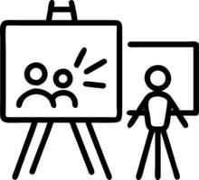 Kids with Art Supplies and Floating Easels concept as Kids with art supplies and floating easels around them set against a blank background providing ample space vector