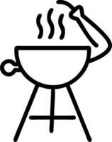 Kids with BBQ and Magic Grill concept as Kids holding BBQ with a magic grill set against a clean background providing ample space for text or graphics symbolizin vector