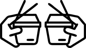 Kids with Bento Box and Magic Chopsticks concept as Kids holding bento boxes with magic chopsticks set against a clean background providing ample space for text vector