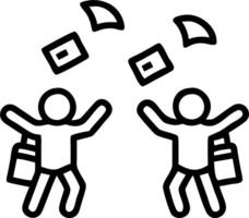 Kids with Backpacks and Flying Books concept as Kids with backpacks surrounded by flying books set against a clean background offering space for text or design e vector