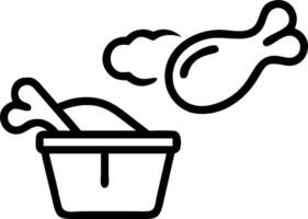 Kids with Chicken Wings and Floating Delivery Basket concept as Kids holding chicken wings with a floating delivery basket set against a clean background providi vector
