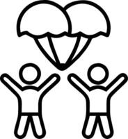 Kids with Fruits and Enchanted Parachute concept as Kids holding fruits with an enchanted parachute set against a blank background providing space for text or gr vector
