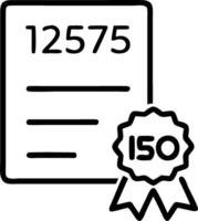 Laboratory Tools with Certificate and ISO Badge concept as Laboratory tools with a certificate and an ISO badge set against a whimsical background offering ample vector