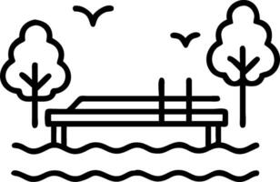 Lakeside Autumn Retreat concept as An old wooden dock overlooks a serene lake surrounded by the fiery colors of autumn inviting peaceful reflection. in Photo Sto vector