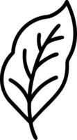 Leaf icon with copy space on a white background concept as A image of a leaf icon with generous copy space on a white background ideal for natural health vector