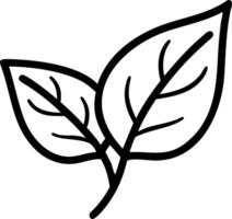Leaf icon with copy space on a white background concept as A image of a leaf icon with generous copy space on a white background ideal for natural health vector