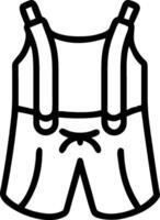 Lederhosen and Sausages concept as Traditional lederhosen with sausages and ample copy space representing the traditional attire and food of Oktoberfest. in Phot vector