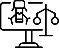 Legal Tech Innovations Showcase concept as A tech expo showcases the latest innovations in legal technology for improving efficiency in legal practices. in Photo vector