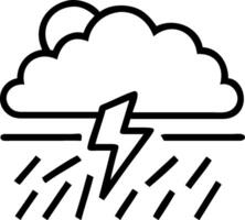 Lightning Over Farmland concept as A farmland under the siege of a vivid lightning storm highlighting the vast open landscapes. in Photo Stock Concept vector