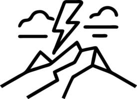 Lightning Strikes Desert Mesa concept as Lightning strikes a desert mesa an electrifying moment captured against stark and dramatic landscapes. in Photo Stock Co vector