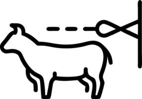 Livestock and Sideways Line concept as Livestock symbols and a sideways line on a dreamy background offering ample space for text or graphics symbolizing steady vector