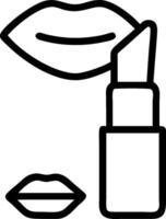 Lipstick and lip balm icon with space for text and icons on a clean background concept as A versatile lipstick and lip balm icon featuring space for both text an vector