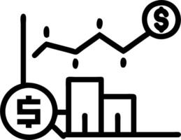 Logistics center and a financial forecast symbolizing supply chain forecasting in double exposure with copy space. concept as A logistics center blended with a f vector