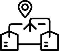 Logistics symbol with copy space for strategic planning concept as A strategic planning oriented logistics symbol with ample copy space ideal for visualizing lon vector