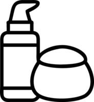 Makeup sponge and foundation bottle with space for text on a pink background concept as A sleek makeup sponge and foundation bottle with ample space for text on vector