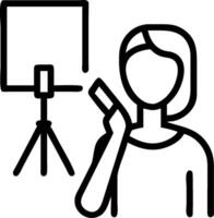 Manager with leadership training concept as A managers profile blended with leadership training activities symbolizing the development of leadership skills. Idea vector