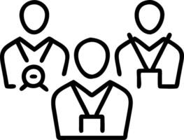 Manager with Briefcase and Chart concept as A manager holding a briefcase and analyzing a chart set against a whimsical background offering ample space for text vector