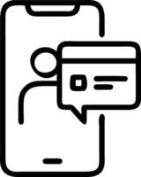 Man Updating Mobile Banking App concept as A man updating his mobile banking app on his smartphone with a blank background offering space for additional text or vector
