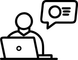 Marketing analyst enjoying a relaxing boat ride concept as A marketing analyst enjoying a relaxing boat ride using a laptop to analyze social media performance h vector