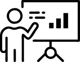 Marketing analyst preparing a social media performance report concept as A marketing analyst in a modern office preparing a social media performance report on a vector