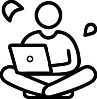 Marketing consultant advising a client on social media strategy concept as A marketing consultant in a modern office advising a client on social media strategy u vector