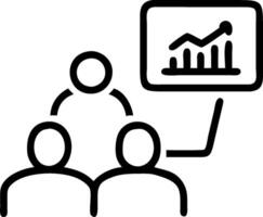 Marketing consultant advising a client on social media strategy concept as A marketing consultant in a modern office advising a client on social media strategy u vector