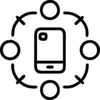 Omnichannel Experience Design concept as Creating integrated omnichannel experiences to ensure consistency across all customer touchpoints. in Photo Stock Concep vector
