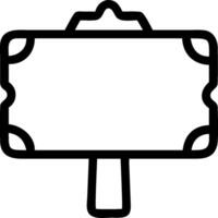Out of service icon with copy space on white background concept as A illustration of an out of service icon with ample copy space on a white background pe vector