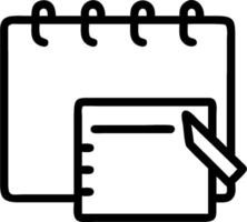 Organizer with Calendar and Notebook concept as An organizer using a calendar and a notebook set against a dreamy background offering ample space for text or gra vector