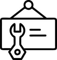 Out of service illustration with blank area for customizable text concept as A creative depiction of an out of service illustration featuring a blank area for cu vector