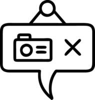 Out of service symbol with copy space for project planning concept as An artistic rendering of an out of service symbol with spacious copy space suitable for pro vector