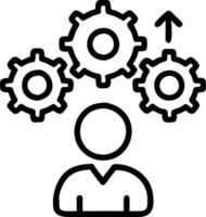 Overhead view of a team leader with globe and network overlay symbolizing global leadership in double exposure with copy space. concept as An overhead view of a vector