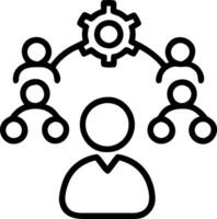 Overhead view of a team leader with globe and network overlay symbolizing global leadership in double exposure with copy space. concept as An overhead view of a vector
