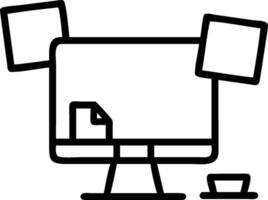 Overhead view of a workspace with a tablet and stylus symbolizing digital creativity in double exposure with copy space. concept as An overhead view of a workspa vector