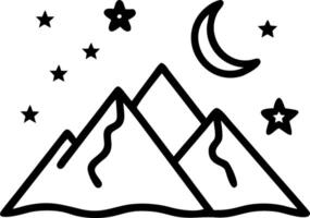 Peaks Under Starry Skies concept as Snow capped mountains under starry skies create a breathtaking nocturnal landscape where snow meets the cosmos. in Photo Stoc vector